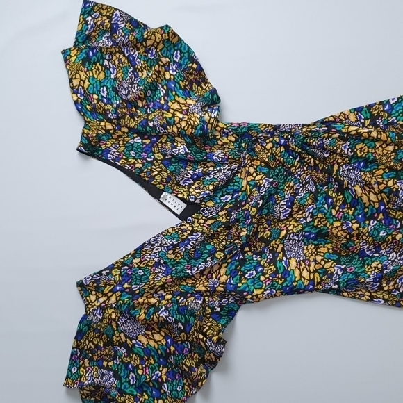 NEW Tanya Taylor 100% Silk Multicolor Demi Dress - Picture 6 of 11